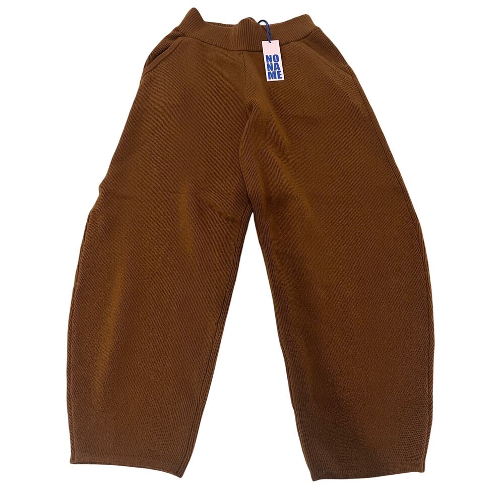 15-89 NO NAME by NAKED CASHMERE NWT $395 Wool Cashmere Knit Bubble Pants Small